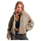 блуза,дамски,блузи,superdry,borg,boxy,full,zip,sweatshirt