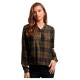 дамски,блузи,дамски,ризи,superdry,check,long,sleeve,blouse,brown,(lurex,grey)
