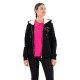 блуза,дамски,блузи,superdry,luxe,metallic,logo,full,zip,sweatshirt,black