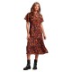 рокля,дамски,поли,и,рокли,superdry,printed,tiered,short,sleeve,midi,dress,brown