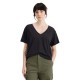 тениска,дамски,тениски,dockers,deep,short,sleeve,v,neck,t,shirt,beautiful,black,(brown)