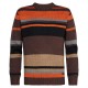 блуза,мъжки,пуловери,petrol,industries,248,round,neck,sweater,brown