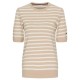 тениска,дамски,тениски,redgreen,aimee,short,sleeve,t,shirt,mid,sand,stripe,(beige)