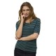тениска,дамски,тениски,redgreen,hedy,short,sleeve,t,shirt,mid,green,stripe,(blue)