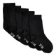 чорапи,мъжки,чорапи,дамски,чорапи,minymo,ankle,solid,socks,5,pairs,black,(black)