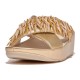 дамски,сандали,и,чехли,fitflop,rumba,beaded,metallic,cross,slides,platino,(golden)
