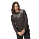 тениска,дамски,тениски,regatta,carlene,long,sleeve,t,shirt,dark,grey,marlen,star,(black)