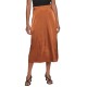 пола,дамски,поли,и,рокли,vila,shima,high,waist,midi,skirt,caramel,café,(brown)