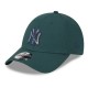 шапка,всички,шапки,new,era,new,york,yankees,check,infill,9forty®,cap,green,(dark,grey)