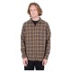 риза,с,дълъг,ръкав,мъжки,ризи,hurley,portland,organic,long,sleeve,shirt,brown