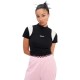 тениска,дамски,тениски,ellesse,mart,crop,short,sleeve,high,neck,t,shirt,black,(black)