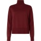блуза,дамски,пуловери,дамски,плетени,дрехи,pepe,jeans,donna,high,neck,sweater,burgundy