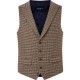 елек,мъжки,сака,hackett,autumn,gunclub,waistcoat,brown,(brown,multicolor)