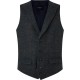 елек,мъжки,сака,hackett,teal,tweed,waistcoat,grey,(multicolor)