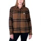 риза,с,дълъг,ръкав,дамски,блузи,дамски,ризи,carhartt,midweight,flannel,plaid,long,sleeve,shirt,brown