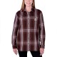 риза,с,дълъг,ръкав,дамски,блузи,дамски,ризи,carhartt,twill,plaid,long,sleeve,shirt,lavender,(brown)