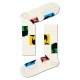чорапи,мъжки,чорапи,happy,socks,beatles,silhouettes,socks,white,(multicolor)
