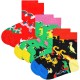 чорапи,детски,чорапи,happy,socks,dinosaurs,and,unicorns,socks,3,pairs,multicolor,(multicolor)