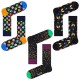 чорапи,мъжки,чорапи,happy,socks,hs456,h,celebration,socks,black,(multicolor)