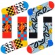 чорапи,мъжки,чорапи,happy,socks,mickey,mouse,socks,multicolor,(multicolor)