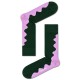 чорапи,мъжки,чорапи,happy,socks,pink,wave,socks,black,purple,pink,(multicolor)