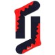 чорапи,мъжки,чорапи,happy,socks,wave,socks,red,blue,(multicolor)