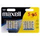 батерии,maxell,10,lr03,1.5v,aaa,alkaline,battery,clear,(multicolor)
