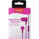 слушалки,слушалки,maxell,spectruc,earphones,pink,(pink)
