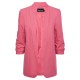 сако,дамски,сака,pieces,boss,3,4,blazer,pink,(hot,pink)
