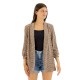 сако,дамски,сака,pieces,boss,3,4,printed,blazer,silver,mink,aop,houndstooth,(brown)