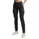 панталони,дамски,панталони,superdry,skinny,fit,cargo,pants,black