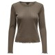 тениска,дамски,тениски,only,lotta,long,sleeve,t,shirt,falcon,(brown)