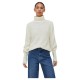 блуза,дамски,пуловери,дамски,плетени,дрехи,vila,lou,sweater,beige,(white,alyssum)