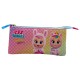 канцеларски,принадлежности,bebes,llorones,triple,pencil,case,pink,(multicolor)