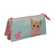 канцеларски,принадлежности,studio,pets,cat,triple,pencil,case,pink,(pink)
