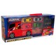 канцеларски,принадлежности,teamsterz,carry,for,12,cars,with,4,cars,included,pencil,case,red,(multicolor)