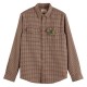 карирана,риза,мъжки,ризи,scotch,&,soda,minimal,grindle,yarn,check,long,sleeve,shirt,brown,(berry,wine,check)