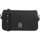 чанта,всички,чанти,tommy,hilfiger,emblem,flap,bag,black
