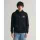 суичър,мъжки,пуловери,gant,medium,archive,shield,regular,fit,hoodie,black,(black)