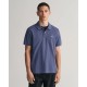 дънки,мъжки,блузи,с,яка,gant,reg,shield,short,sleeve,polo,dark,jeansblue,melange,(blue)