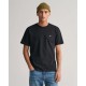 тениска,мъжки,тениски,gant,2003184,regular,fit,short,sleeve,t,shirt,black