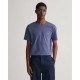 тениска,мъжки,тениски,gant,2003184,regular,fit,short,sleeve,t,shirt,dark,jeansblue,melange,(blue)