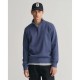 блуза,мъжки,пуловери,gant,sacker,rib,half,zip,sweater,blue,(dark,jeansblue,melange)