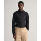 риза,с,дълъг,ръкав,мъжки,ризи,gant,slim,pinpoint,oxford,long,sleeve,shirt,black,(black)
