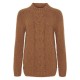 блуза,дамски,пуловери,дамски,плетени,дрехи,sea,ranch,giselle,high,neck,sweater,brown