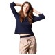 тениска,дамски,тениски,sea,ranch,kaya,3,4,sleeve,v,neck,t,shirt,blue,(sr,navy)