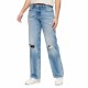дънки,дамски,панталони,superdry,mid,rise,wide,leg,jeans,blue,(spring,vintage,custom)