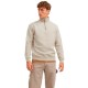 блуза,мъжки,пуловери,jack,&,jones,bradley,half,zip,sweater,moonbeam,(beige)
