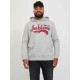 суичър,мъжки,пуловери,jack,&,jones,logo,2,col,plus,size,hoodie,white,melange,(grey)