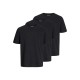тениска,мъжки,тениски,jack,&,jones,under,short,sleeve,t,shirt,3,units,black